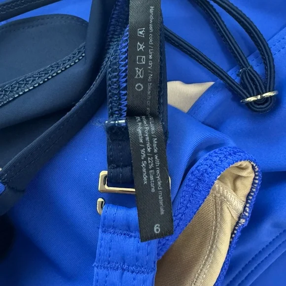 Summer salt Sz 6 Royal Blue The Marina 2 Piece Bikini Set Swimsuit Coastal Beach - Picture 11 of 12